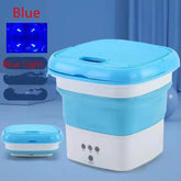 Portable Washing Machine | Mini Foldable Bucket Washer & Spin Dryer for Camping, RV, Travel | Lightweight and Easy to Carry in Small Spaces