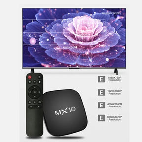 MX10 Mini Android 10 Smart TV Box 1GB 8GB Dual WIFI Media Player Google Voice Assistant 3D 4K Youtube Set top box