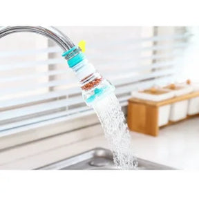 Adjustable Rotating Faucet Anti-splash Water-saving Valve Filter Tap Kitchen Device Head Swivel Spout