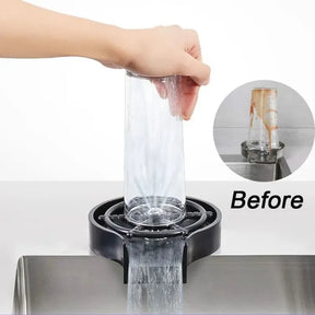 Automatic Cup Washer Rinser , Cup bottle washer with High pressure , Instant high speed washing