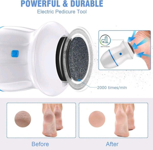 Foot Grinder Electric Foot Pedicure Dead Skin Callus Feet Dead skin Remover Pedicure Machine USB Cable Electric Skin Polisher