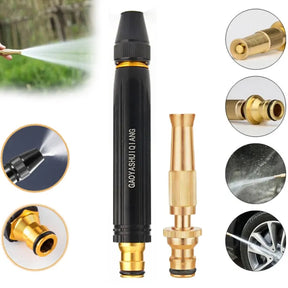 High Pressure Water Nozzle for Efficient Car Washing, Gardening, Adjustable brass water nozzle for Cleaning Needs