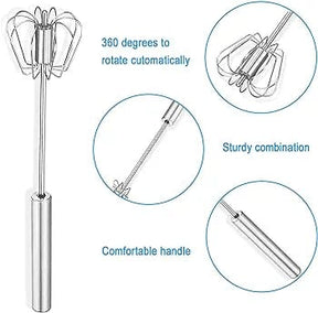 Hand whisk Hot Semi-automatic Egg Beater Manual Mixer