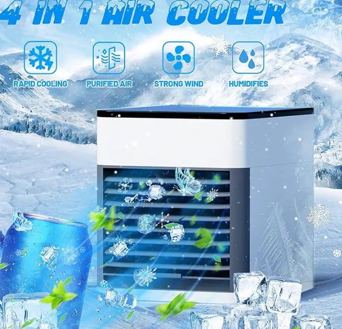 Arctic Mini Air Cooler Portable Super Strong Air Conditioner Fan USB Desktop Fan Portable Super Strong Air Conditioner Fan USB Desktop Fan