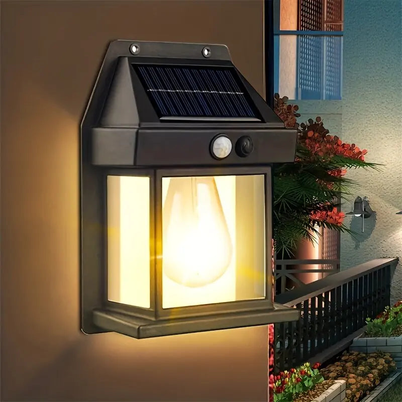 CALLISTA 1PCS LED Solar Wall Lamp Outdoor Waterproof Up And Down Luminous Lighting Garden Decoration Solar Light