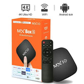 MX10 Mini Android 10 Smart TV Box 1GB 8GB Dual WIFI Media Player Google Voice Assistant 3D 4K Youtube Set top box