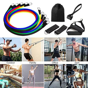 Power Exercise Resistance Band Set 5 In 1 Fitness Band Equipment For Men And Women ₨1,053