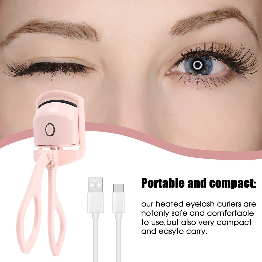 Automatic Eyelash Curler | Electric Eyelash Curler, Eye Beauty Makeup Tools, Long Lasting Curling