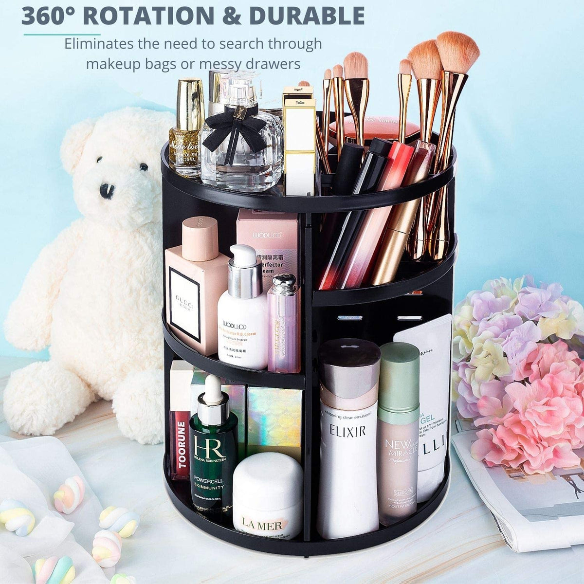 360 Degree Rotating Cosmetic Organizer