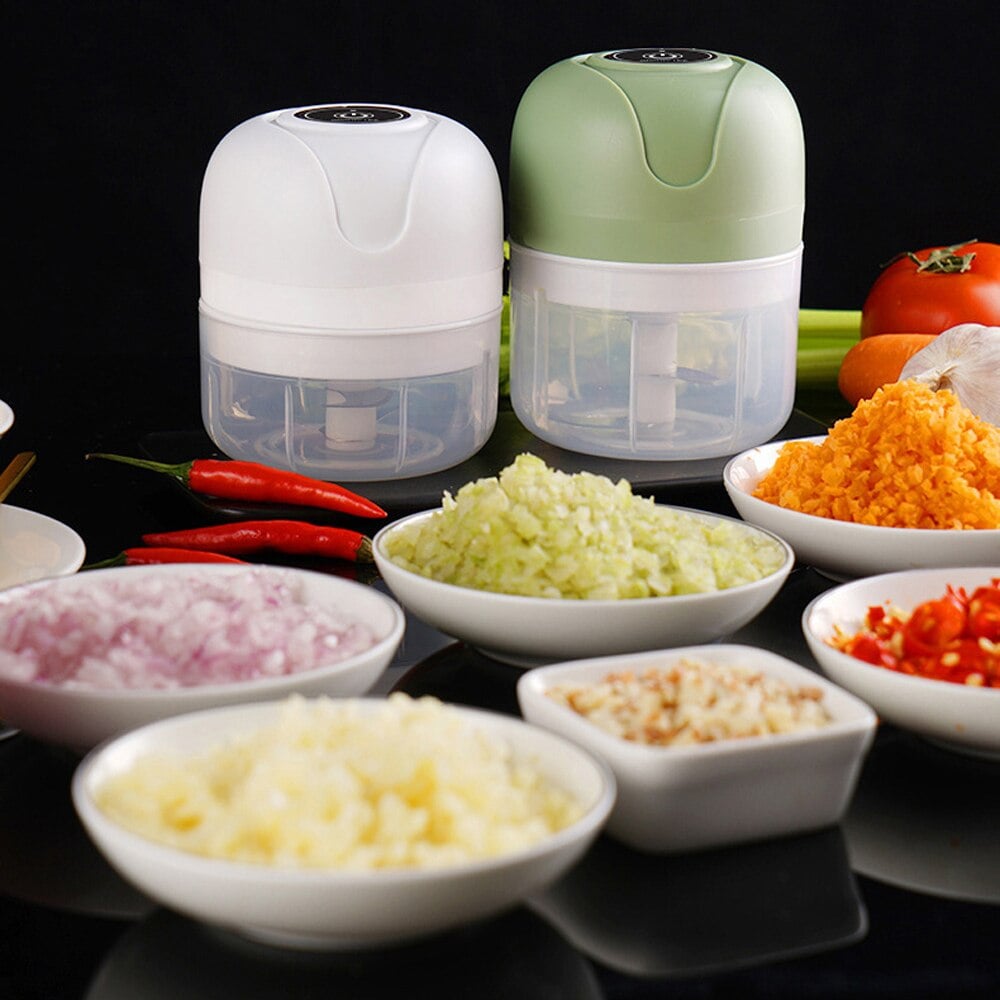 USB Rechargeable Electric Garlic Grinder🔥-Portable High Quality Chopper - 250ml