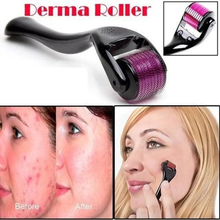 Natural Hair Regrowth | The Derma Roller for Hair Growth (0.5 mm) | Derma Roller for hair, beard and face