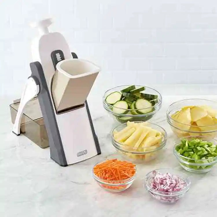 SP Dealz vegetable chopper, Fruit, Vegetable, Potato Slicer, 3-in-1 Rotary Cheese Grater and Slicer