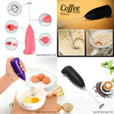 Electric Egg Beater Milk Drink Coffee Whisk Mixer Foamer Mini Handle